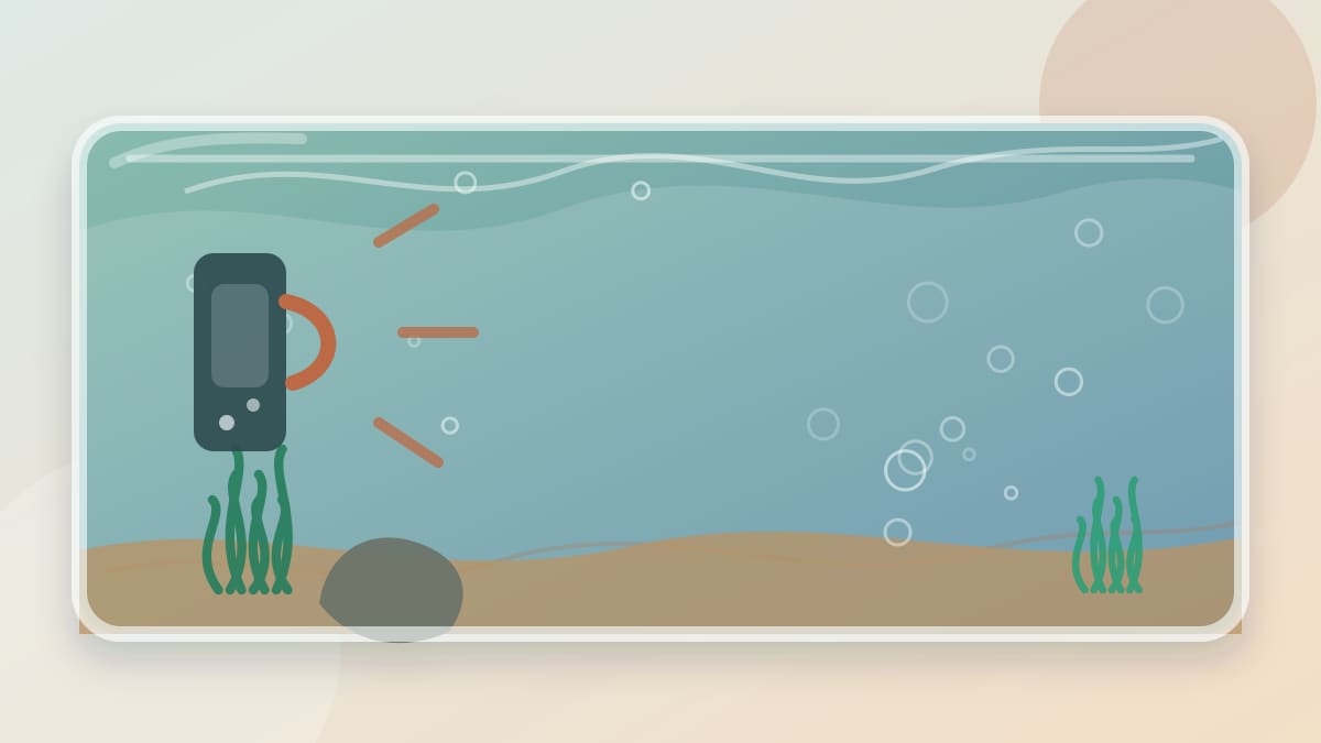 Filtre d'aquarium source de bruit et de vibrations